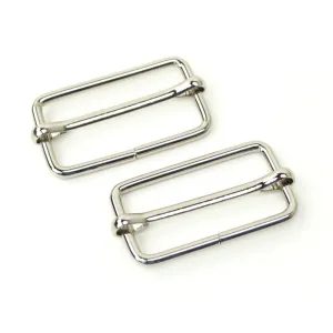 1-1/2 inch Slider Buckles (Set of 2) - Nickel