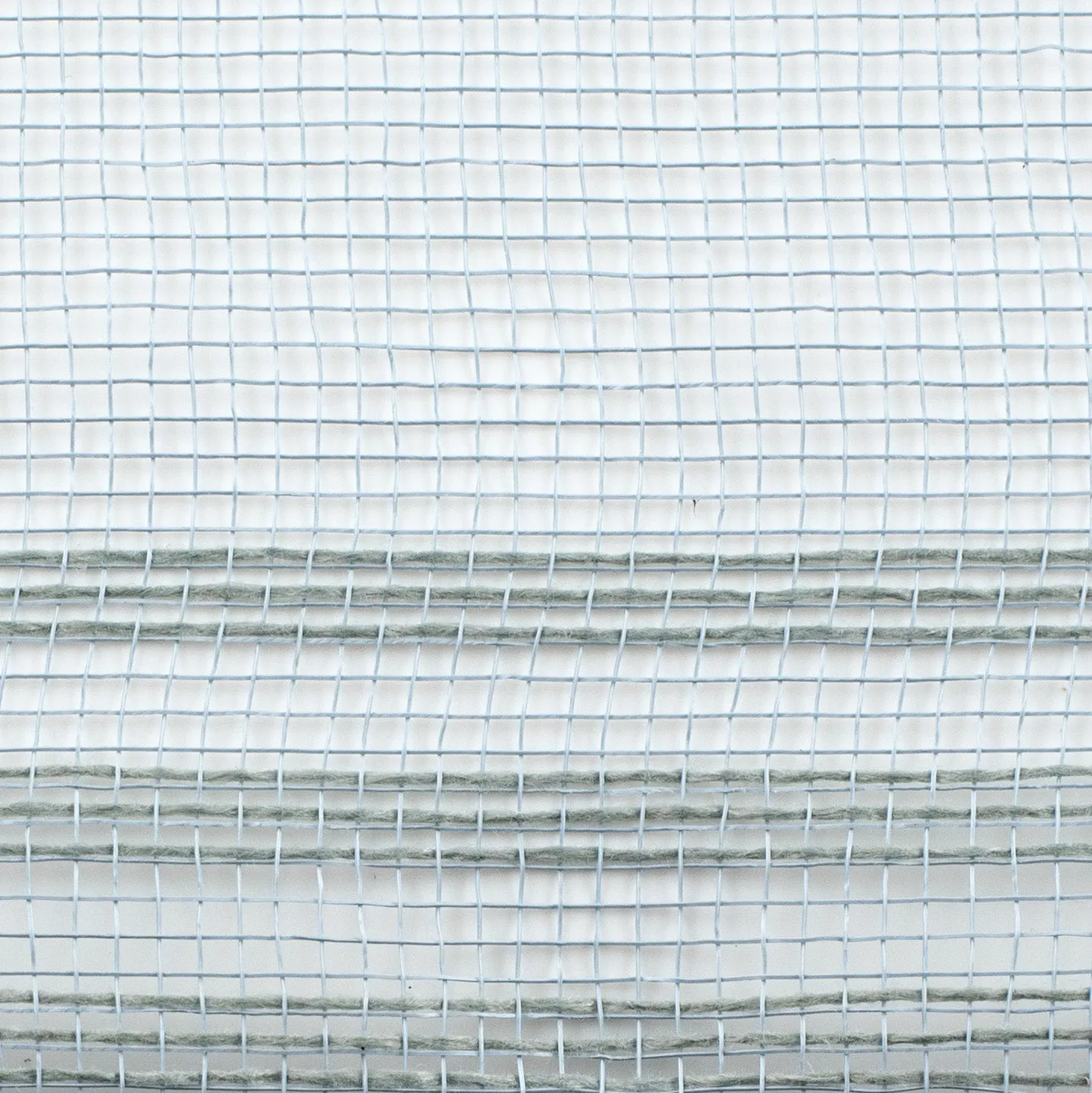 10" Border Stripe Mesh: Grey