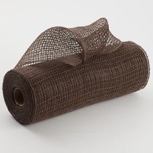 10" Check Fabric Mesh: Chocolate