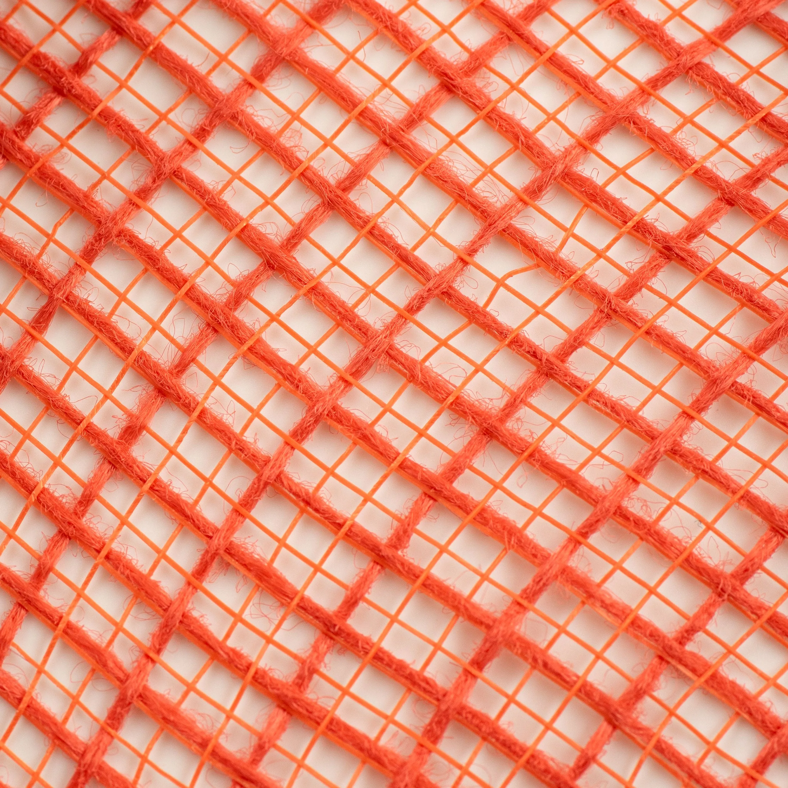 10" Check Fabric Mesh: Orange