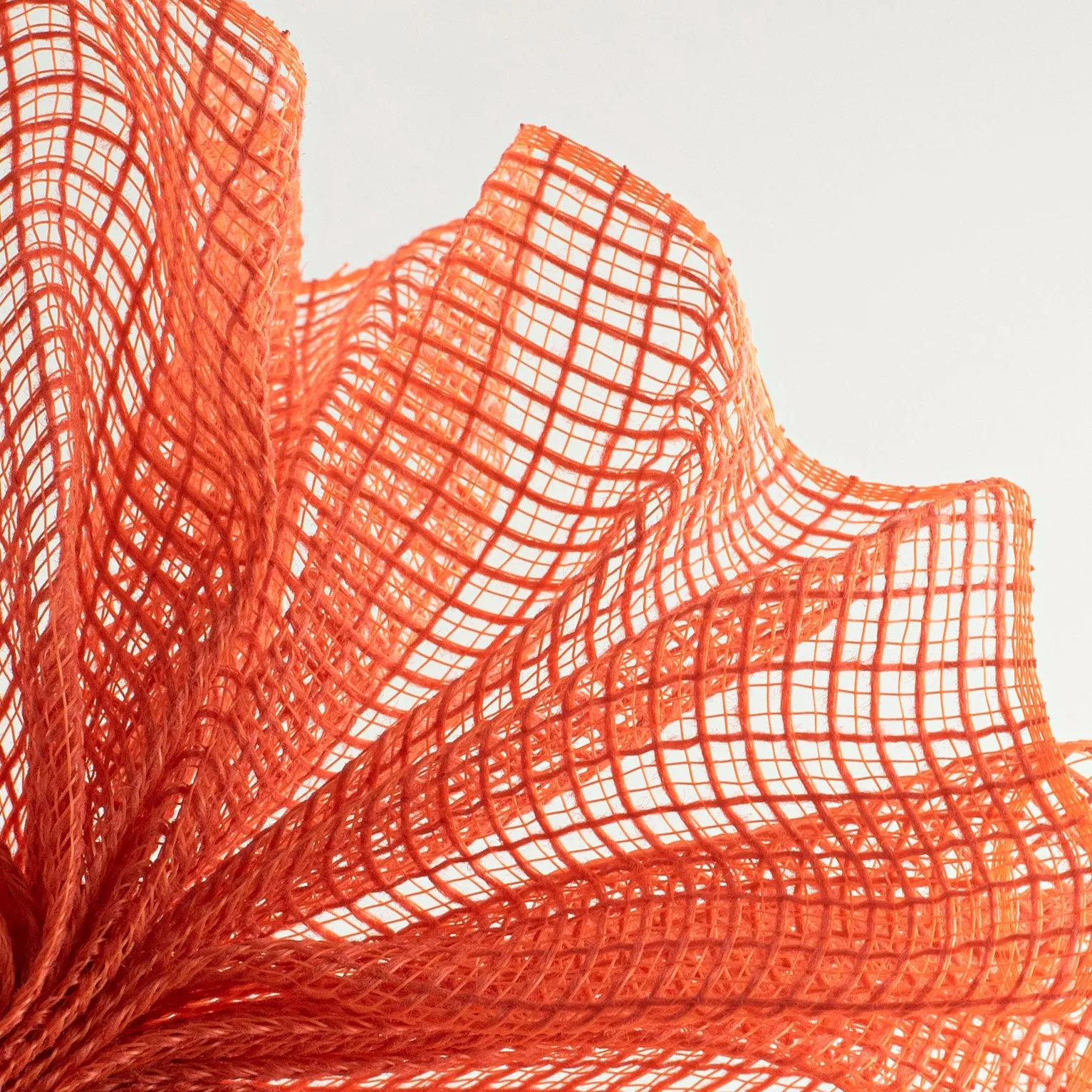 10" Check Fabric Mesh: Orange