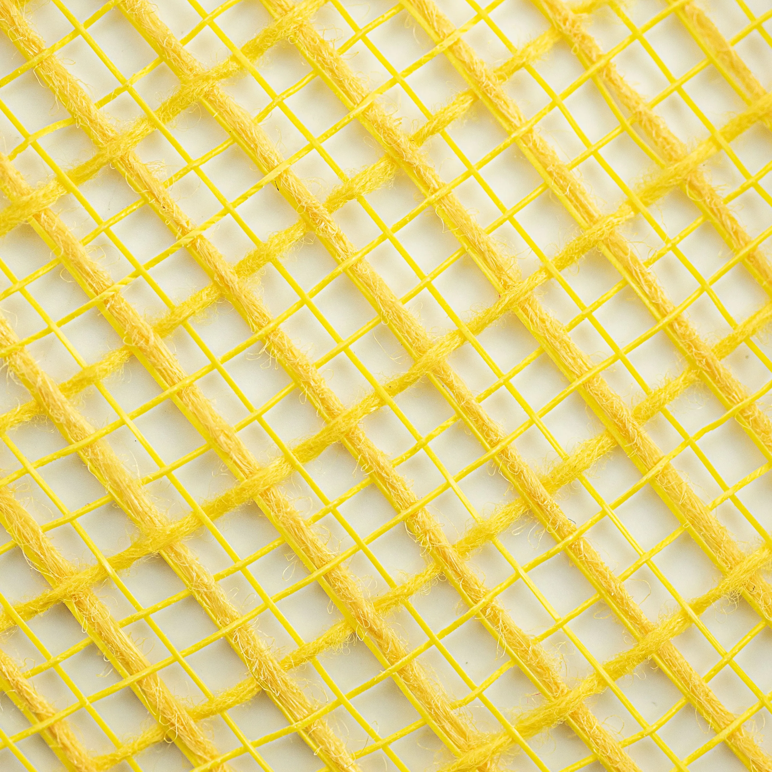 10" Check Fabric Mesh: Yellow