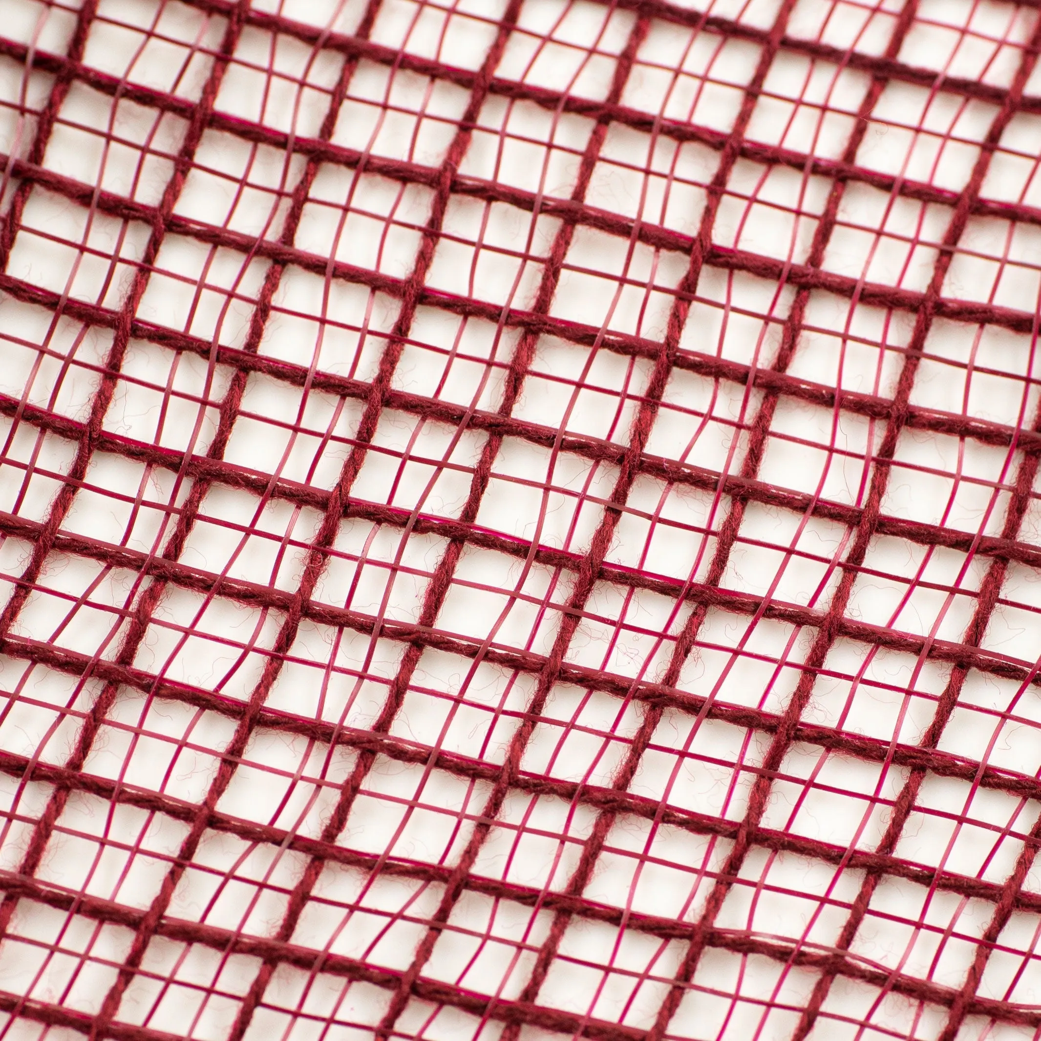 10" Fabric Mesh: Burgundy