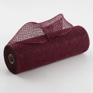 10" Fabric Mesh: Burgundy