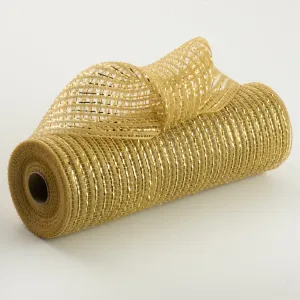 10" Metallic Breeze Mesh: Gold