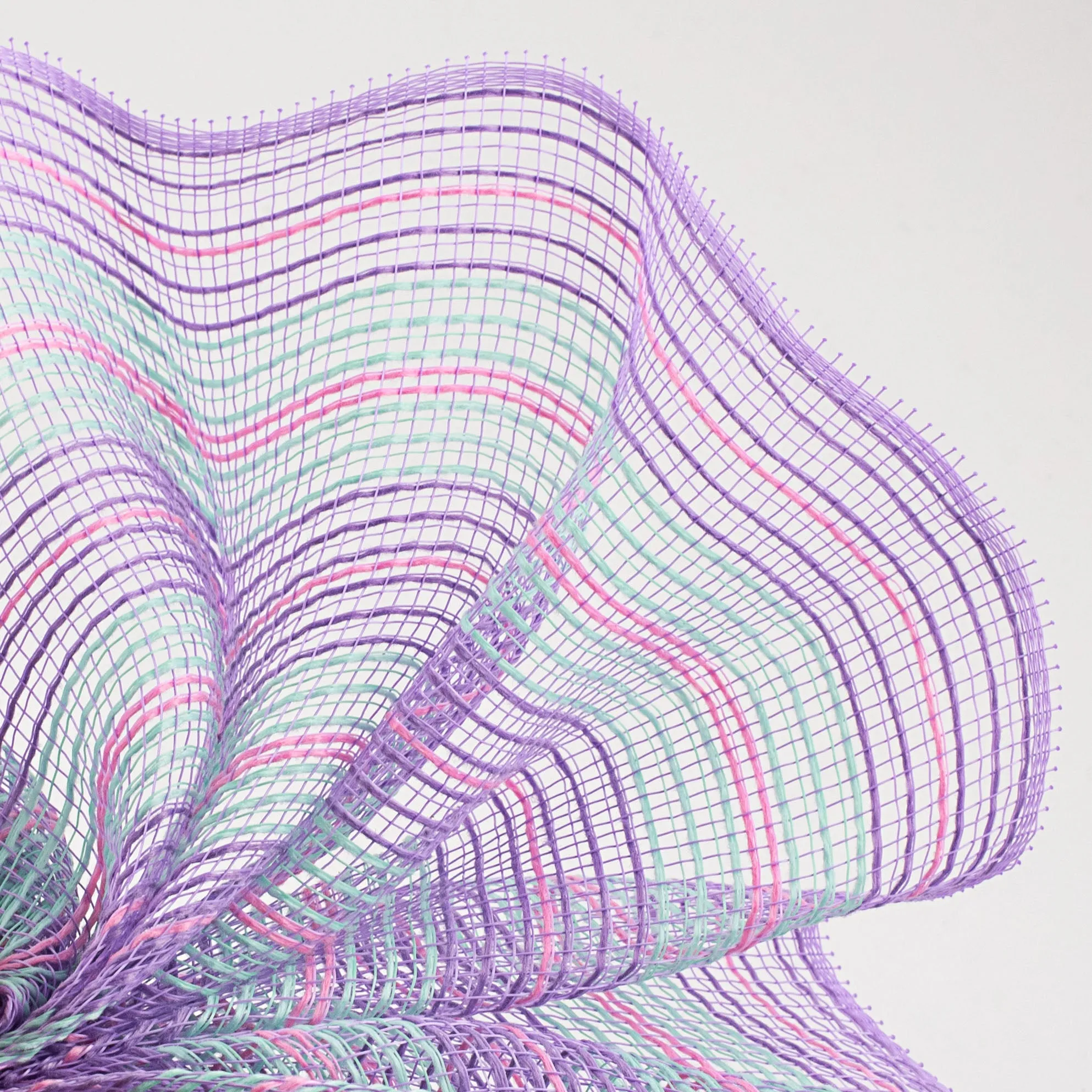 10" Mini Stripe Mesh: Lavender, Mint, Light Pink