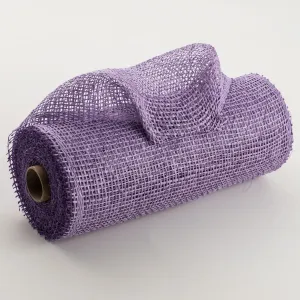 10" Poly Burlap Mesh: Lavender Purple