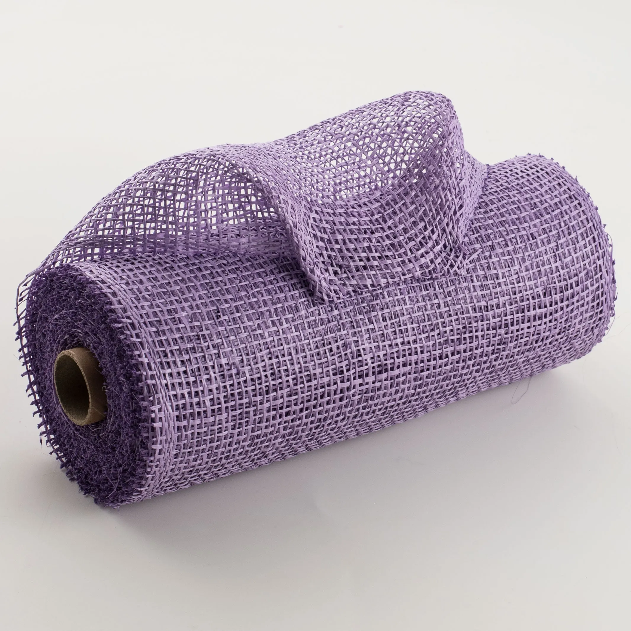 10" Poly Burlap Mesh: Lavender Purple