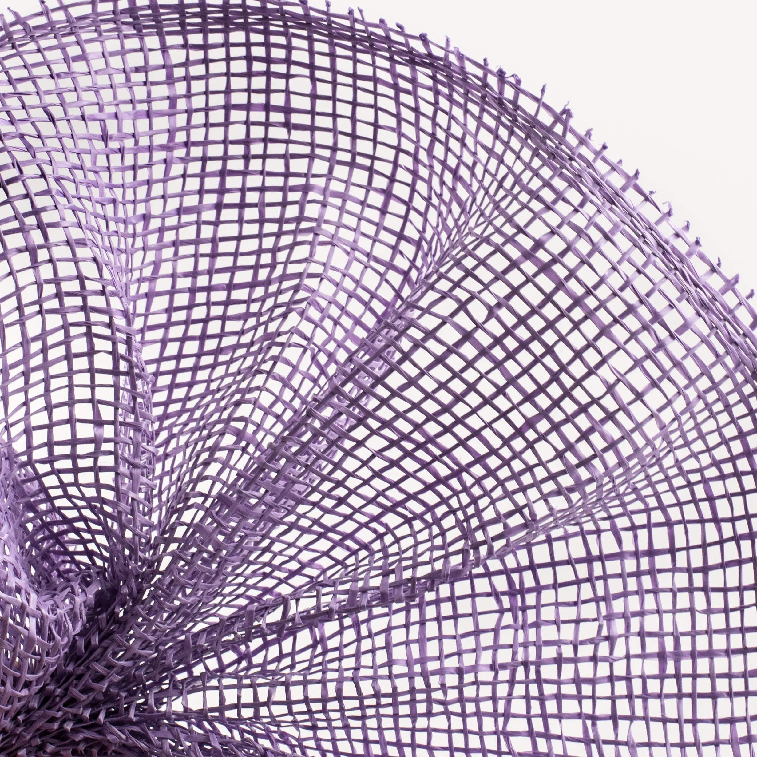 10" Poly Burlap Mesh: Lavender Purple