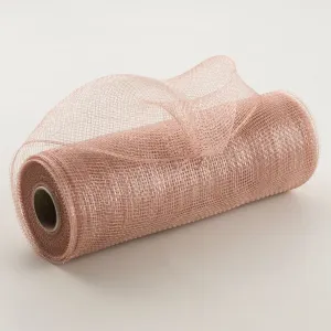 10" Poly Deco Mesh: Rose Gold