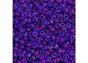 15-352, Miyuki 8.2g Fuchsia Lined Aqua Luster