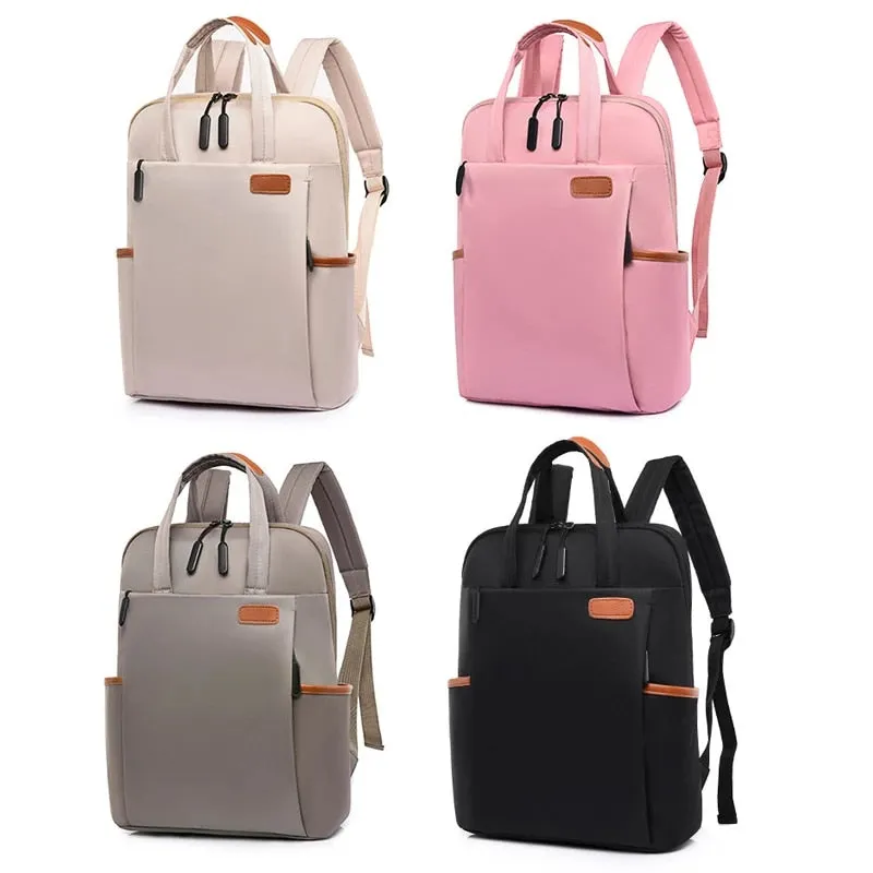 15.6-Inch Computer Backpack Business Commuting Backpack Unisex Simple Waterproof Schoolbag