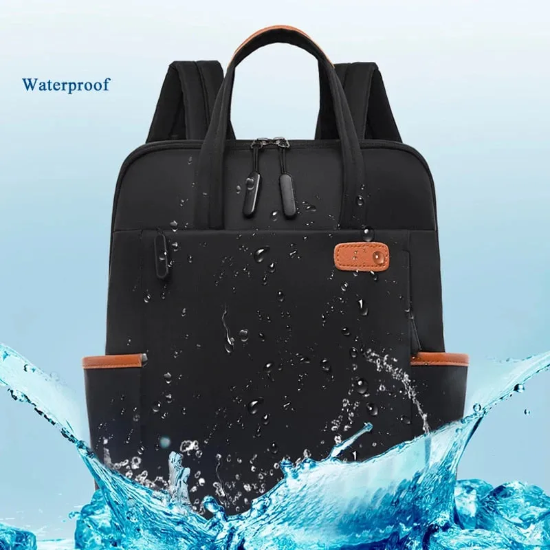 15.6-Inch Computer Backpack Business Commuting Backpack Unisex Simple Waterproof Schoolbag