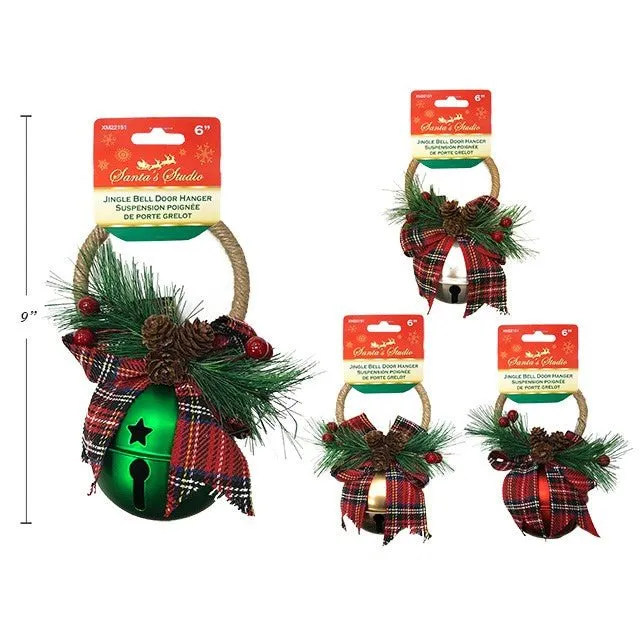 17cm Christmas Bell Door Hanger Decoration