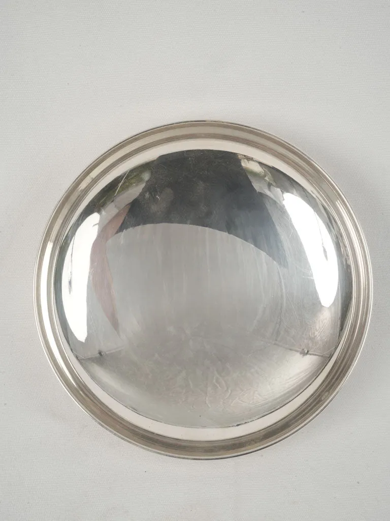 19th Century Silver-Plated Footed Fruit Coupe 4"