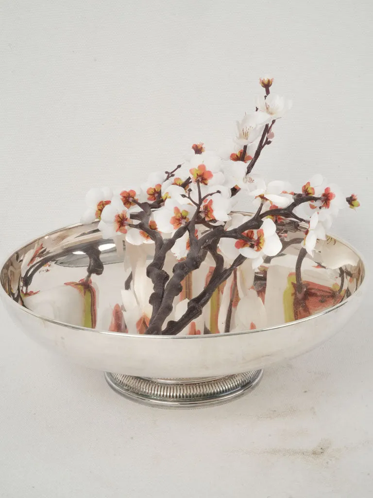 19th Century Silver-Plated Footed Fruit Coupe 4"
