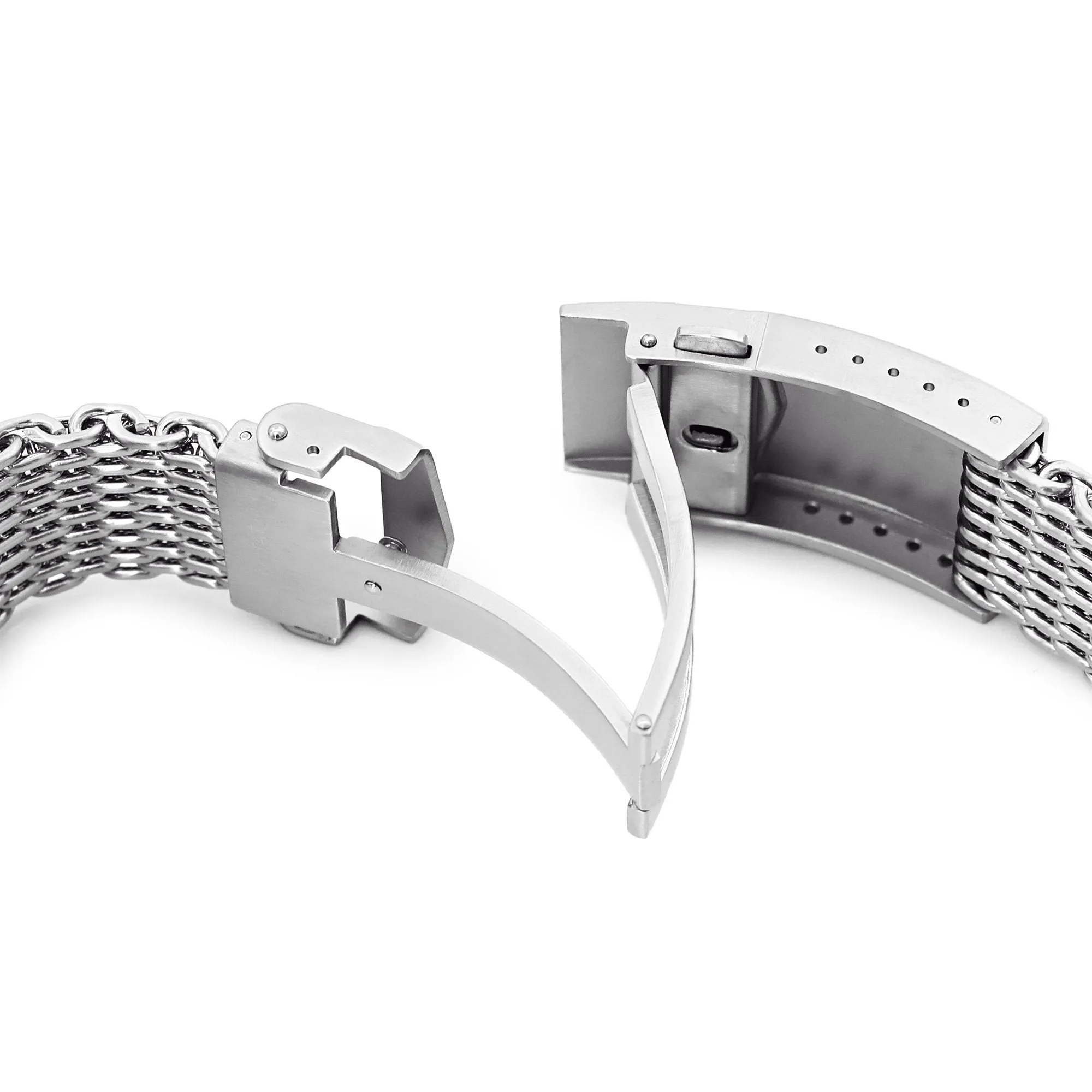 20mm Tapered Winghead SHARK Mesh Band, V-Clasp, B