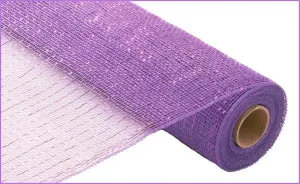 21" Deco Poly Mesh: Metallic Lavender