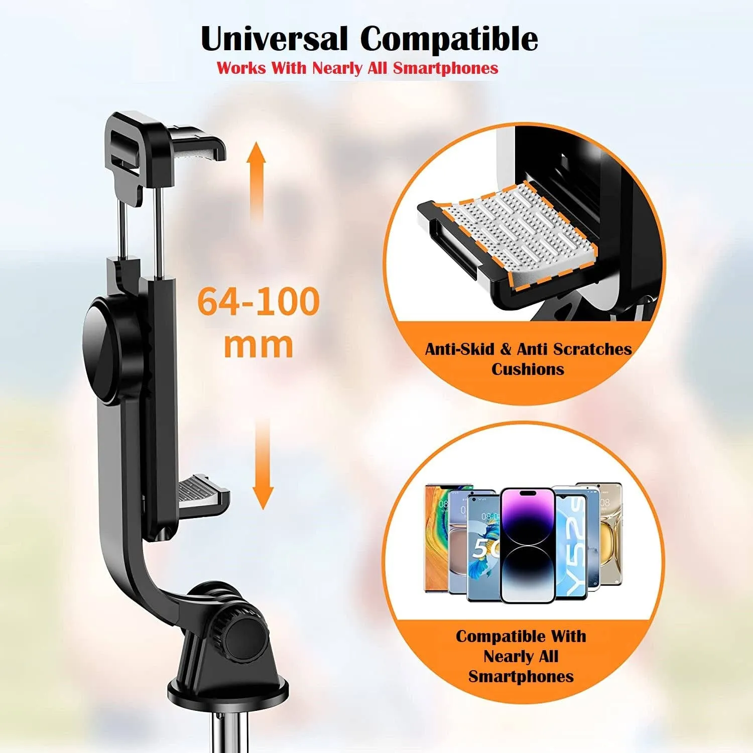 3 in 1 Selfie Stick Tripod With Extendable & Portable Design Selfie Stick Tripod With Wireless Remote