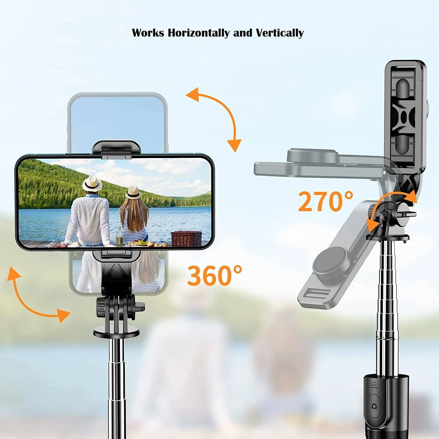 3 in 1 Selfie Stick Tripod With Extendable & Portable Design Selfie Stick Tripod With Wireless Remote
