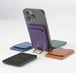 4-IN-1 Magsafe Wallet for iPhone Wireless Charging Case with Card Holder