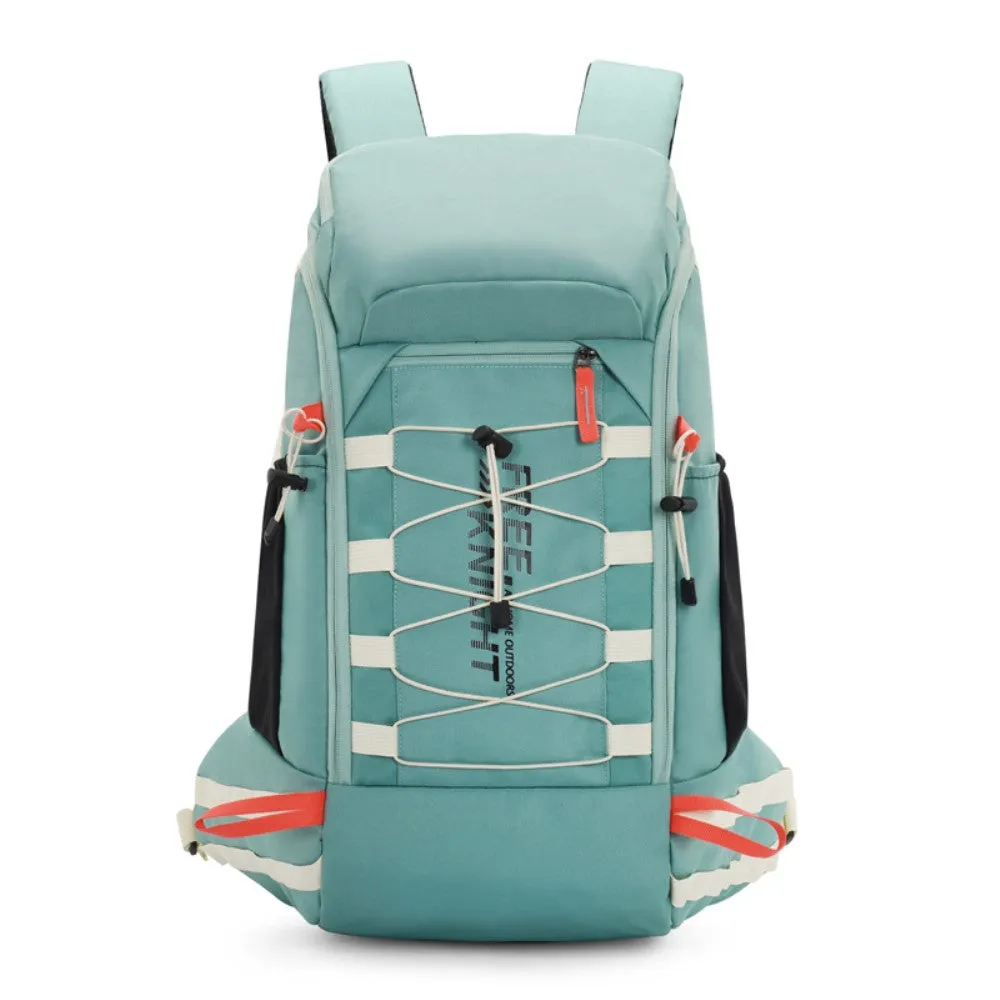 (40L) Outdoor Hiking Camping Backpack Waterproof Travel Backpack incl. rain cape - Green