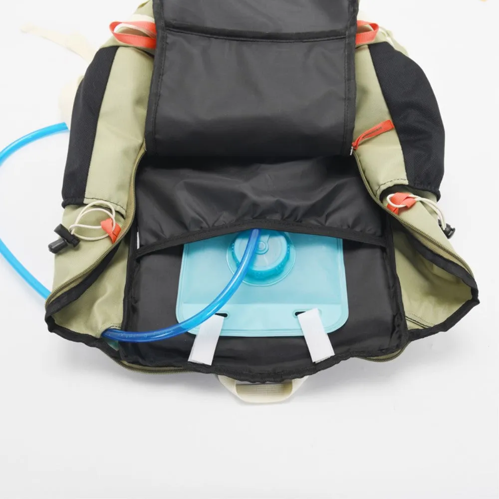 (40L) Outdoor Hiking Camping Backpack Waterproof Travel Backpack incl. rain cape - Green