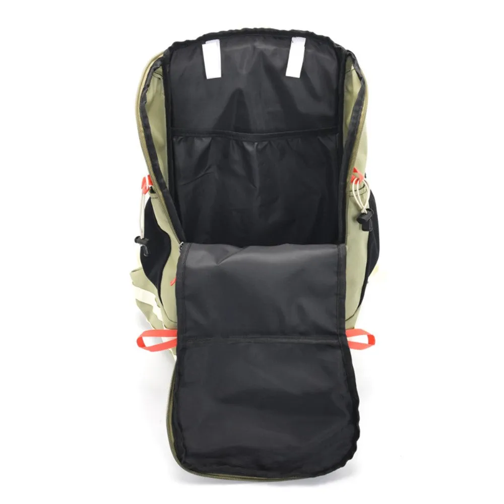 (40L) Outdoor Hiking Camping Backpack Waterproof Travel Backpack incl. rain cape - Green