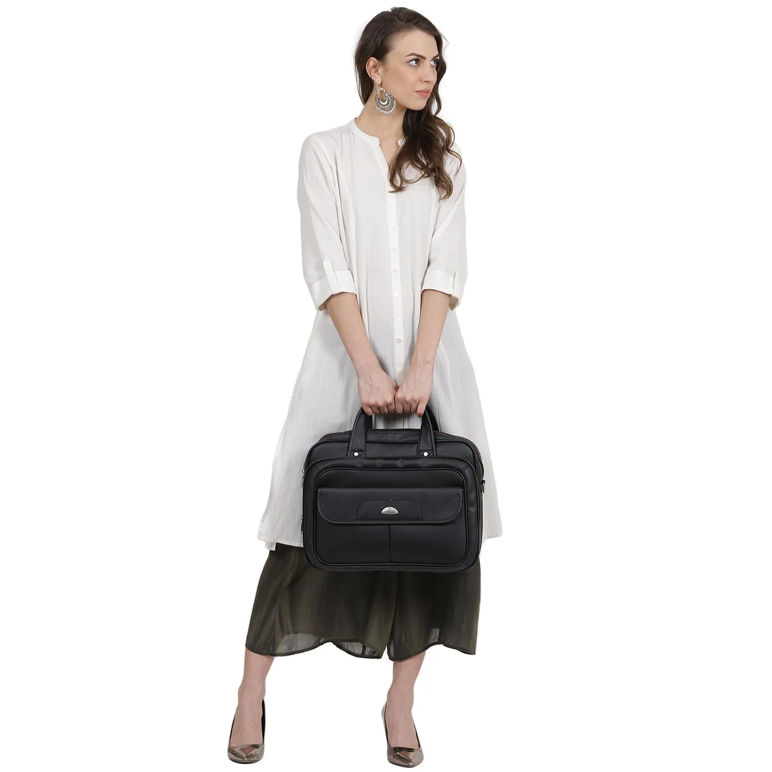 4460 Brown Laptop Bag Messenger Bag for Men and Women