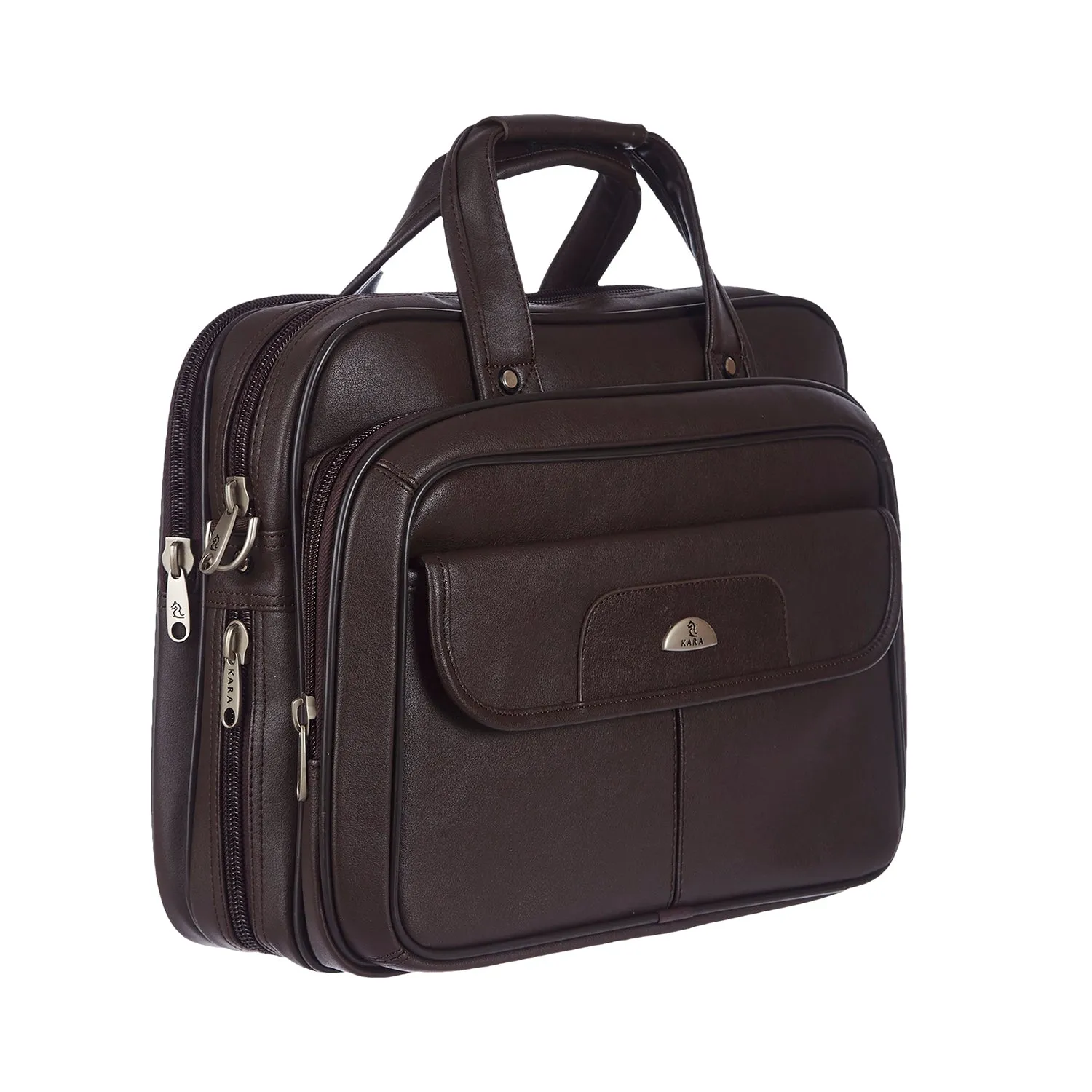 4460 Brown Laptop Bag Messenger Bag for Men and Women