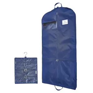 52" Waterproof Garment Bag with Accessory Bag - Midnight Blue