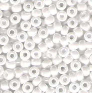 6-0420 White Opaque Luster