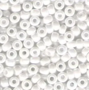 6-0420 White Opaque Luster