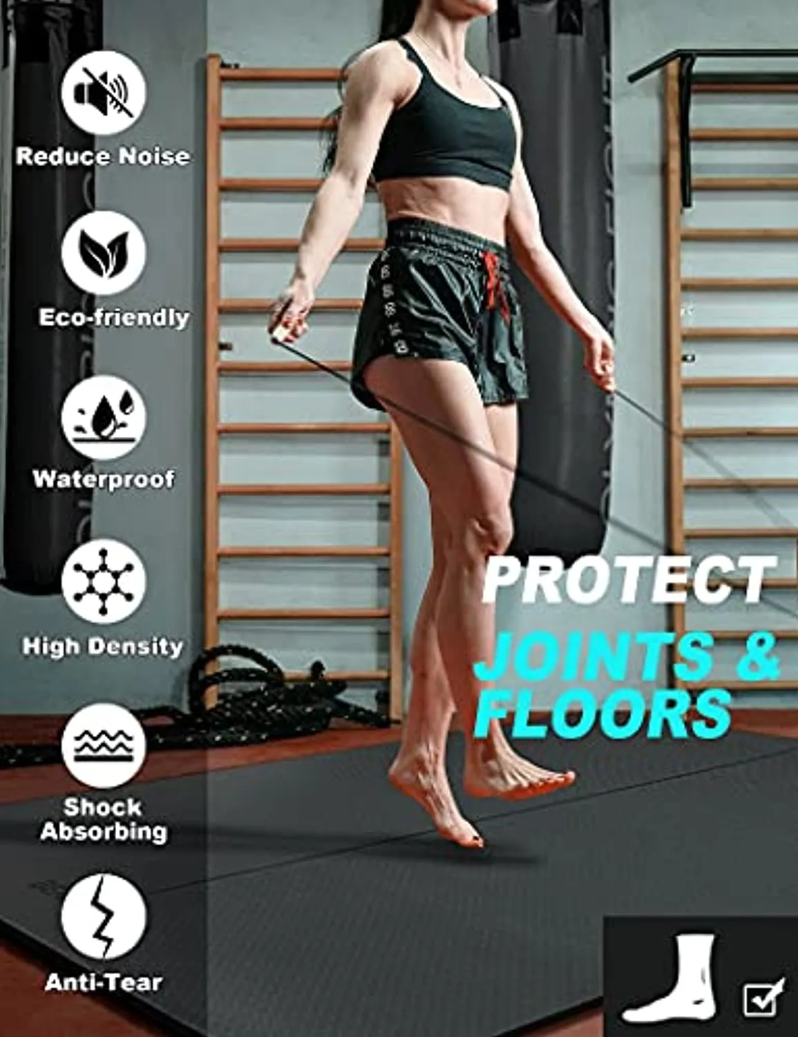 6' x 4' Large Yoga Mat, 1/3 Inch Extra Thick Yoga Mat Double-Sided Non Slip, Professional TPE Yoga Mats for Women Men, 24 Sq.Ft Large Exercise Mat for Yoga, Pilates and Home Workout