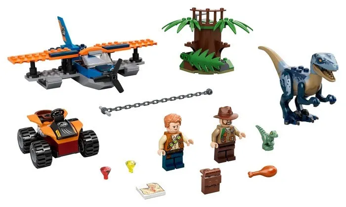 75942 Velociraptor: biplane Rescue Mission
