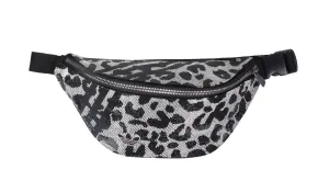 Adidas Rhinestone-Embellished Animal Print Belt Bag