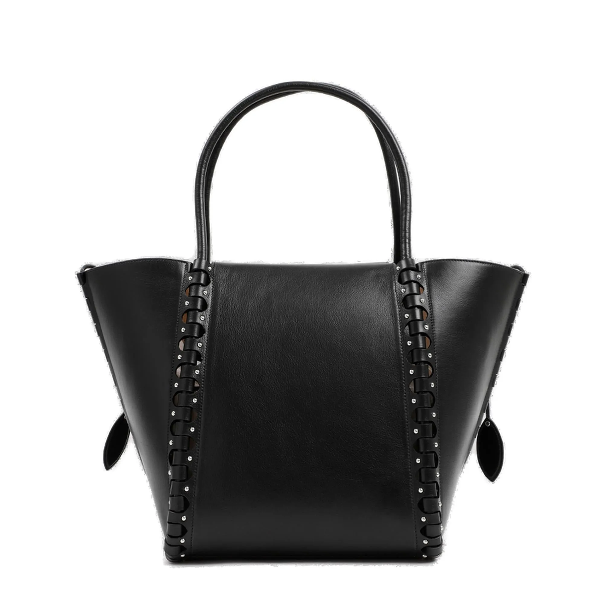Alaïa Logo Detailed Drawstring Tote Bag