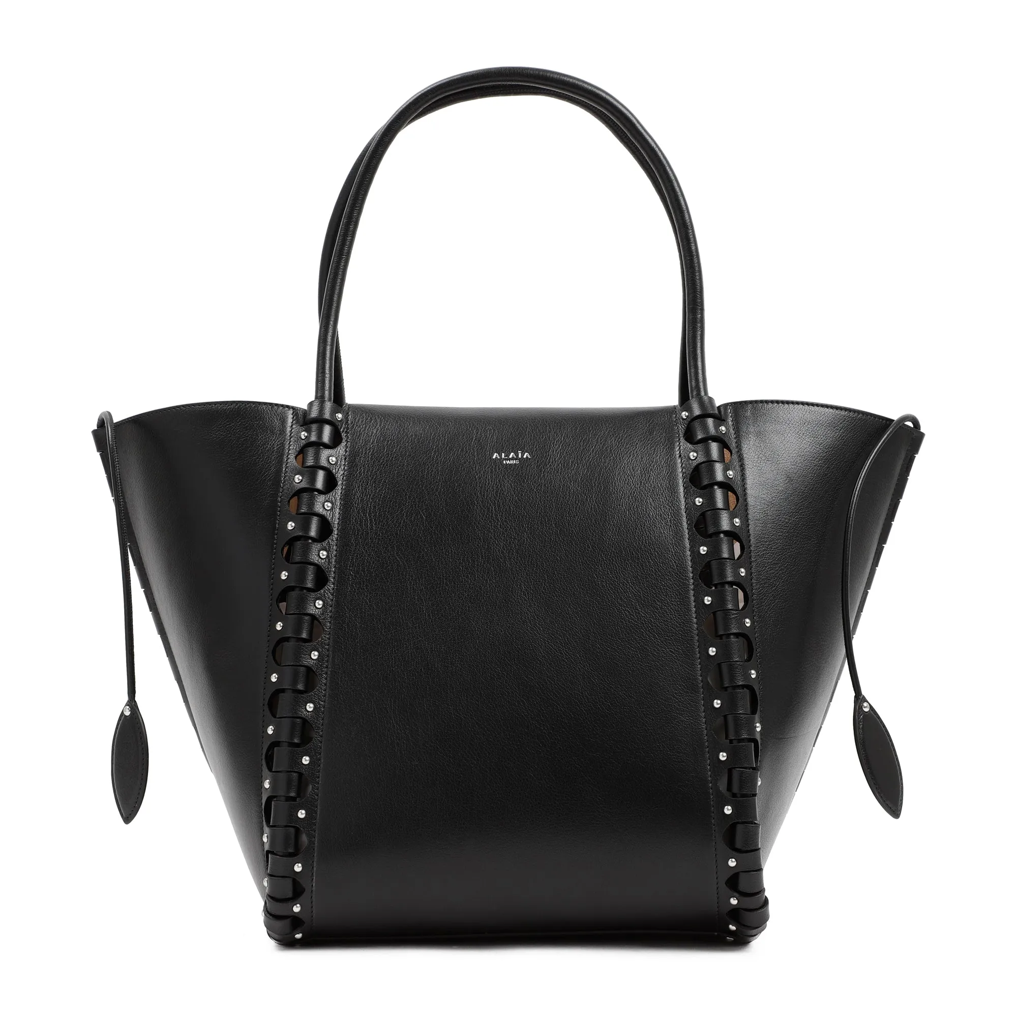 Alaïa Logo Detailed Drawstring Tote Bag
