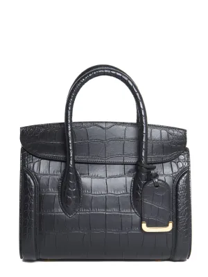 Alexander McQueen Croc Effect Tote Bag