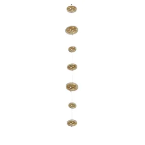 Amber Luster Glass Ball Strand