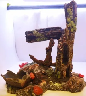 ANCHOR ON CORAL REEF