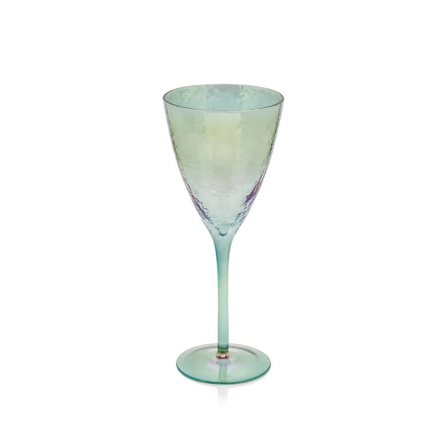 Aperitivo Wine Glass-Blue Luster