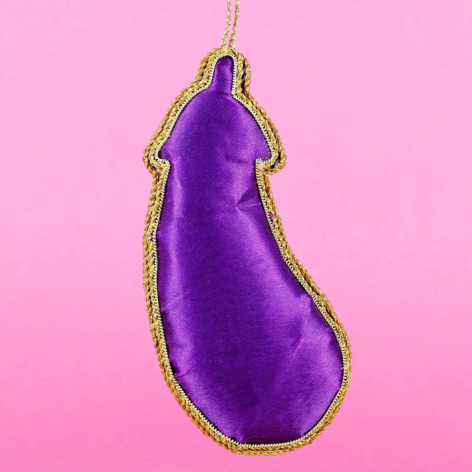 Aubergine Zari Decoration