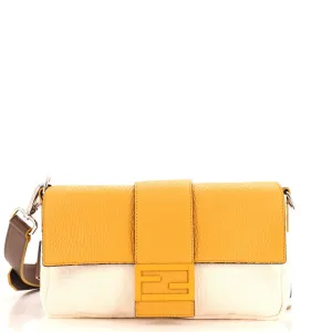 Baguette Convertible Belt Bag Zucca Canvas with Canvas and Leather Medium