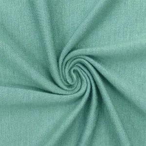 Basic Teal Solid Stretch Jersey Knit Fabric