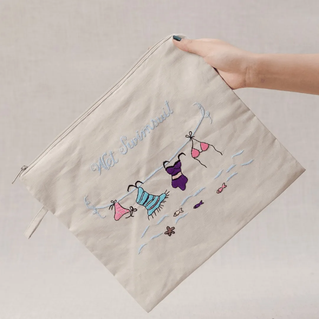 Beach Bag for Wet Clothing|Organizing Bag|Waterproof Zippered Bag
