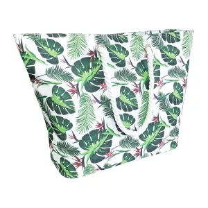 Beach Leaf Tote Cooler Bag
