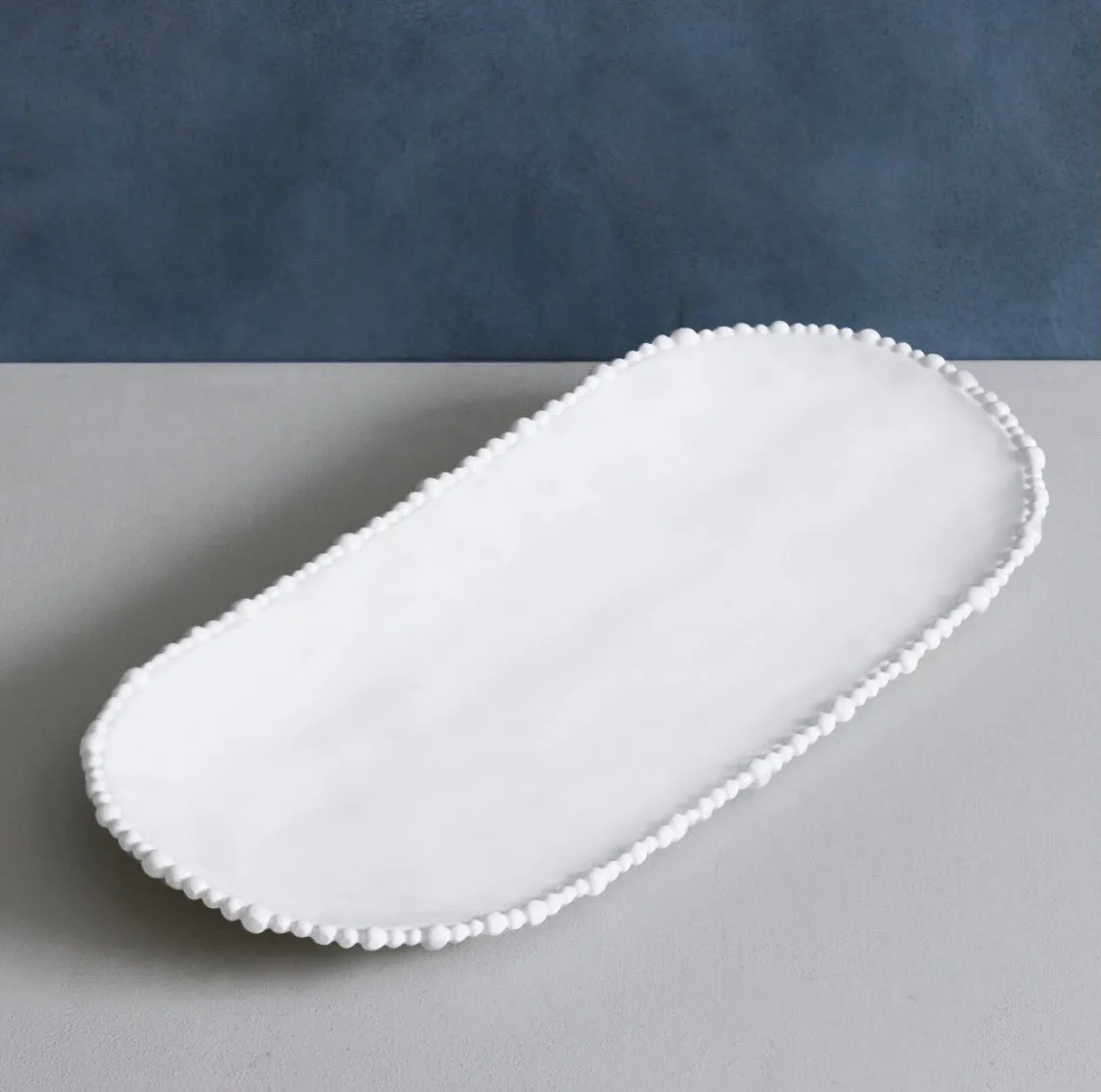 Beatriz Ball VIDA Alegria Large Oval Tray-White