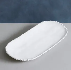 Beatriz Ball VIDA Alegria Large Oval Tray-White