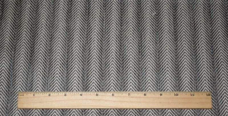 Beige/Gray/Multi Abstract Chevron Jacquard Decor Fabric